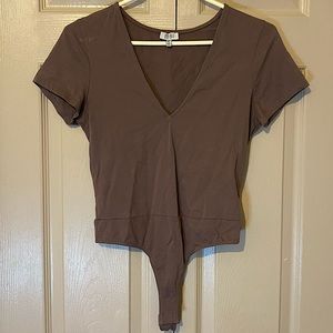 Brown Bodysuit